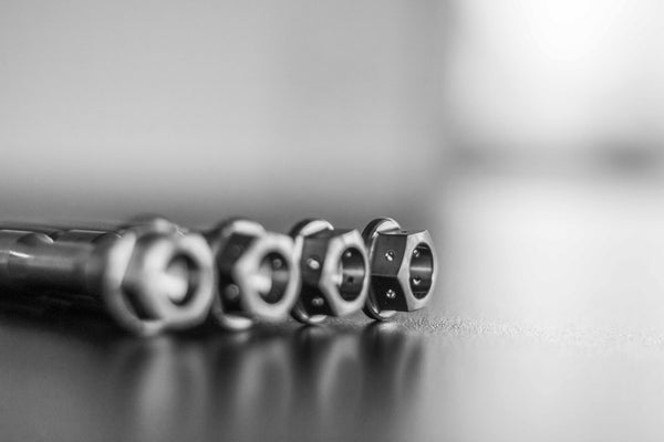TGP MotoRacing titanium brake caliper bolt kit for Ducati Panigale 959 natural titanium finish