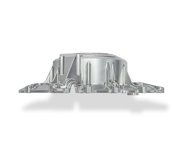 Motocorse left aluminium engine cover with titanium bolts for Ducati Panigale V4