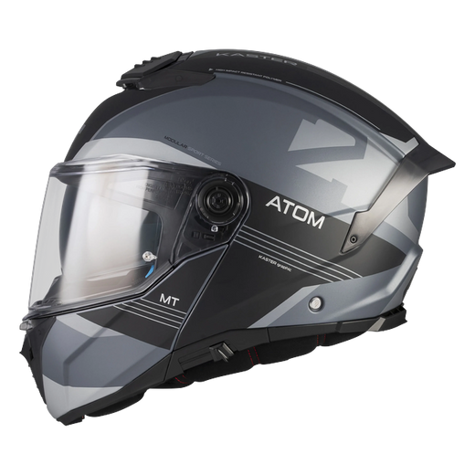 MT-Helmets Atom 2 SV Kaster C2 Klapphelm – Anthrazit Matt / Grau