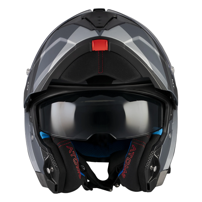 MT-Helmets Atom 2 SV Kaster C2 flip-up helmet in matt anthracite and grey — view-08