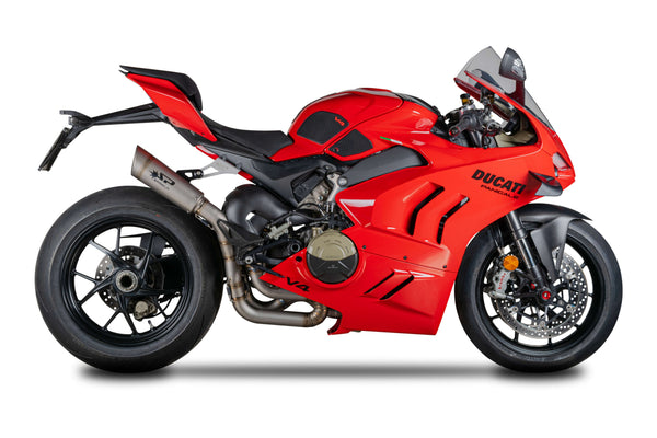 Spark GRID-O titanium half system exhaust on Ducati Panigale V4 – GDU8841T