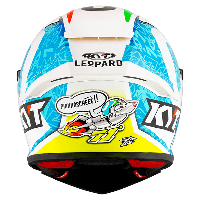 KYT R2R full-face helmet Max Version Dennis Foggia Replica Misano 2021 livery