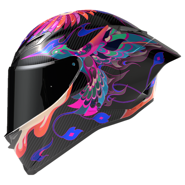 AGV Pista GP RR S Battito Iridium full-face racing helmet, front three-quarter view