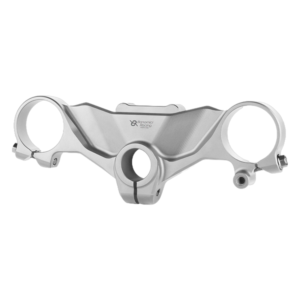 Bonamici Racing PSC1 top triple clamp for CFMOTO SR-R 675 (2025-2026) – Silver
