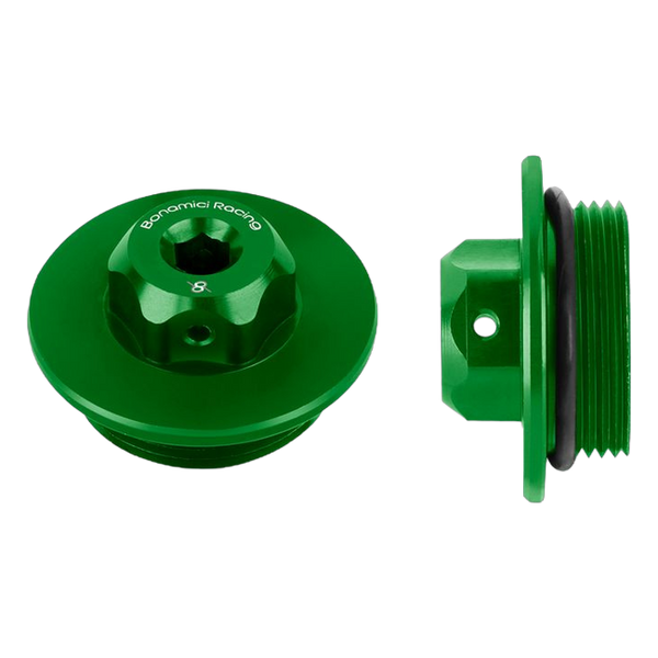 Bonamici Racing T002 Oil Filler Cap M30x1.5 for Kawasaki ZX-10 R – Green