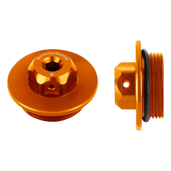 Bonamici Racing T002 Oil Filler Cap M30x1.5 for Kawasaki ZX-10 R – Orange