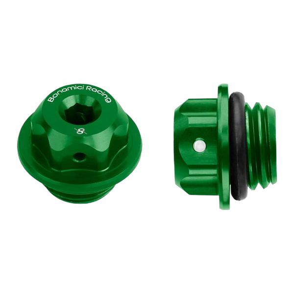 Bonamici Racing T003 oil filler cap m19.5x2.5 for CFMOTO SR-R 675 (2025-2026) – Green