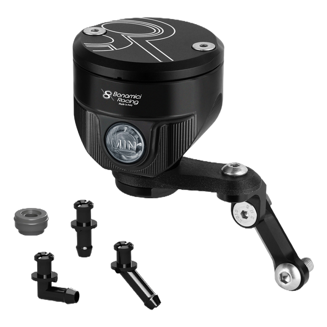 Bonamici Racing VS40 Front Fluid Reservoir 30 ml for Kawasaki ZX-10 R – Black