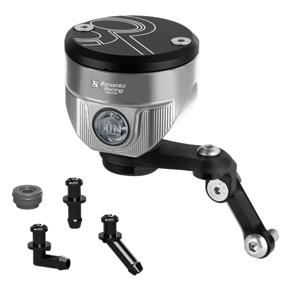 Bonamici Racing VS40 Front Fluid Reservoir 30 ml for Kawasaki ZX-10 R – Silver