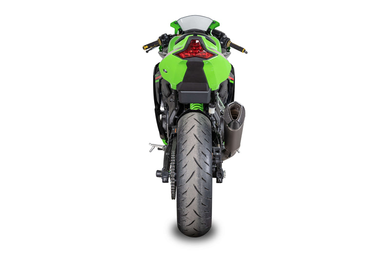 Spark Exhaust Konix EVO stainless steel full exhaust system with titanium silencer and carbon end cap for Kawasaki ZX-4RR