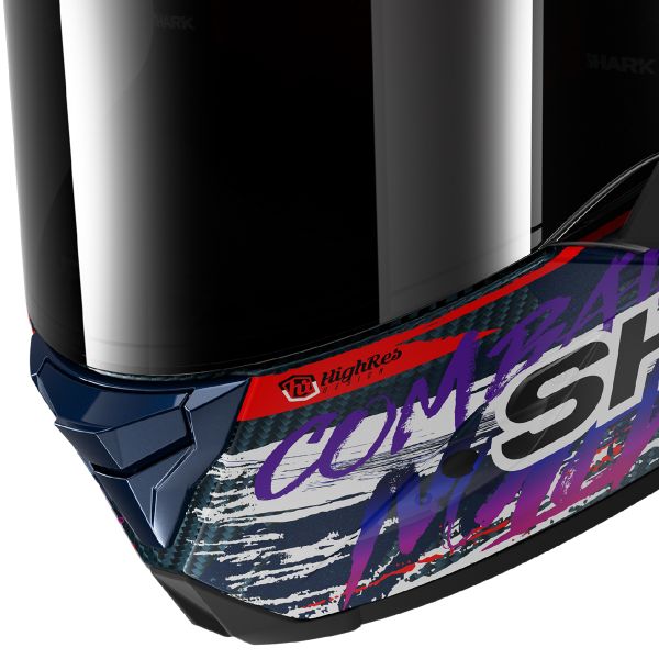 Shark Aeron GP FIM Racing helmet Johann Zarco Signature Replica 2025 violet matte carbon