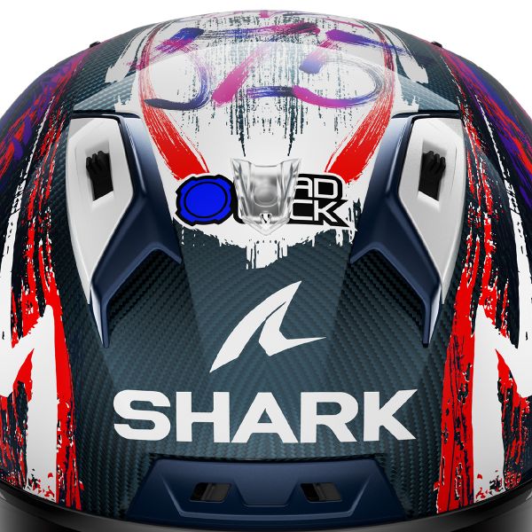 Shark Aeron GP FIM Racing helmet Johann Zarco Signature Replica 2025 violet matte carbon