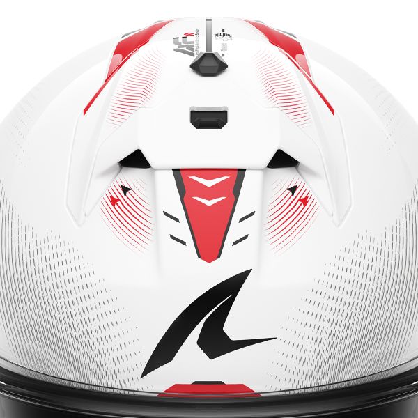 Shark Skwal Cup Speed-Tech WRK full-face helmet in white and red