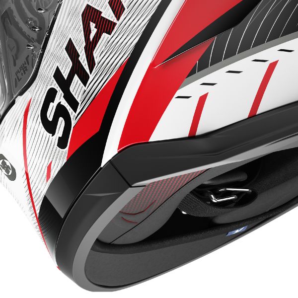 Shark Skwal Cup Speed-Tech WRK full-face helmet in white and red