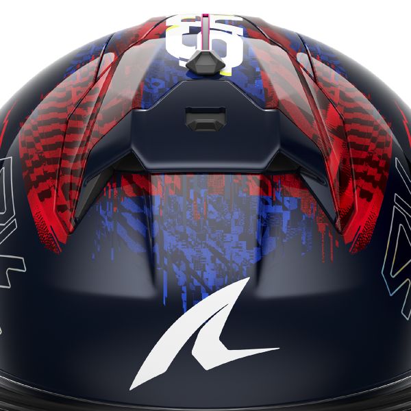 Shark Skwal Cup full-face helmet in Speed-Vib BRY red yellow blue graphic