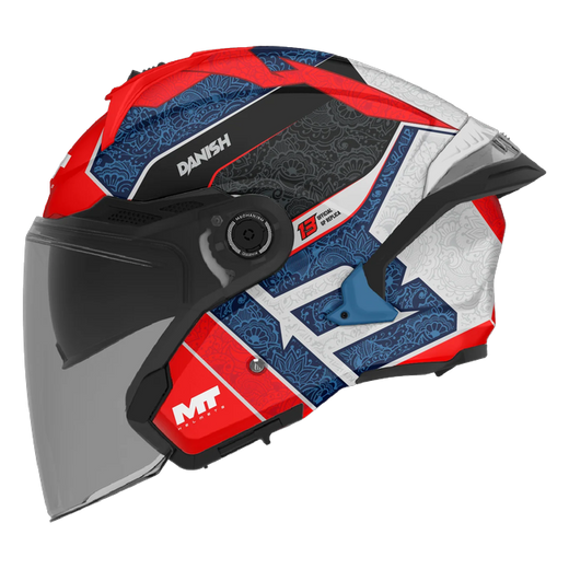MT-Helmets Cosmo SV Hakim Danish Replica 2026 Jethelm – C5 Glanz