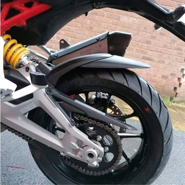 Puig Rear Fender Extension for Ducati Multistrada V4 / V4S (2021–2023) – Matt black (am Motorrad)