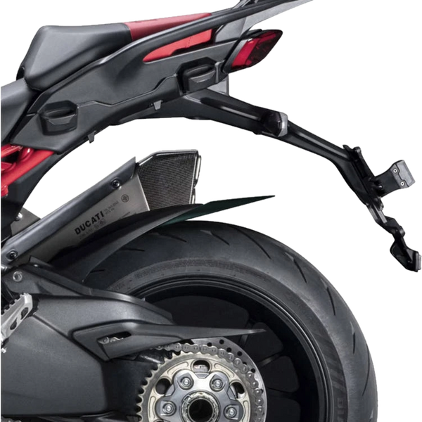 Puig Rear Fender Extension for Ducati Multistrada V4 RS (2024) – Matt black (am Motorrad)