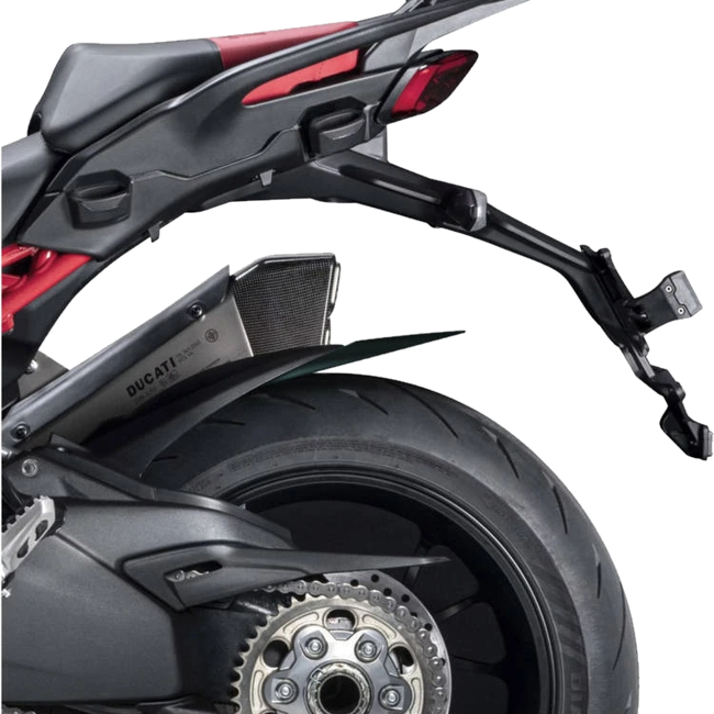 Puig Rear Fender Extension for Ducati Multistrada V4 RS (2024) – Matt black (am Motorrad)