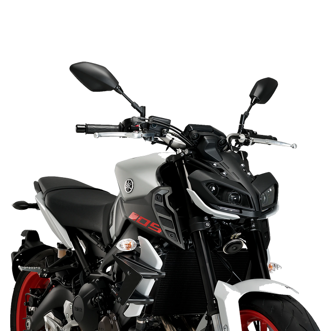 Puig Naked Side Spoilers for Yamaha MT-09 / SP (2017–2020) – Black (am Motorrad)