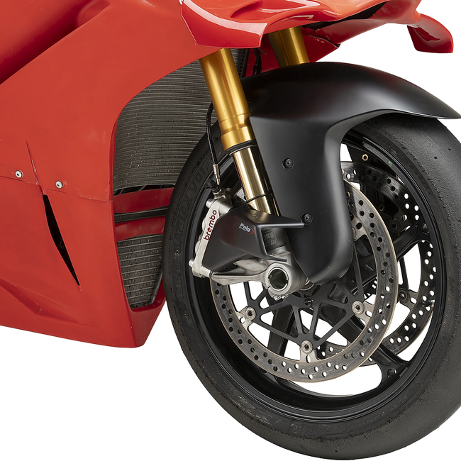 Puig Brake Cooling Air Duct for Ducati Panigale V4 / V4S (2025–2026) – Matt black (am Motorrad)