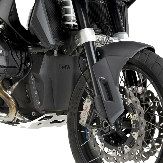 Puig Front Fender Extension Pista #3 for BMW R1300GS (2023–2026) – Matt black (am Motorrad)