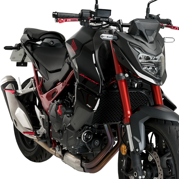 Puig Naked Side Spoilers for Honda CB750 Hornet (2023–2024) – Black (am Motorrad)