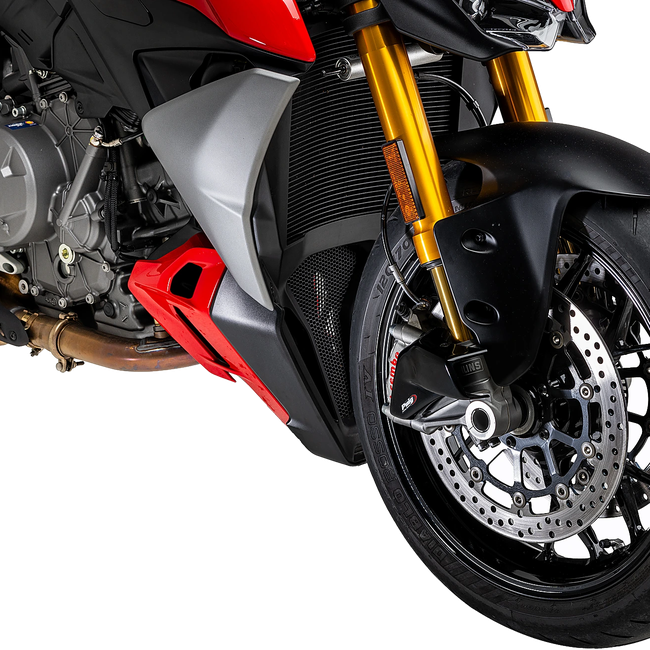 Puig Brake Cooling Air Duct for Ducati Streetfighter V2 / S (2025–2026) – Black (am Motorrad)