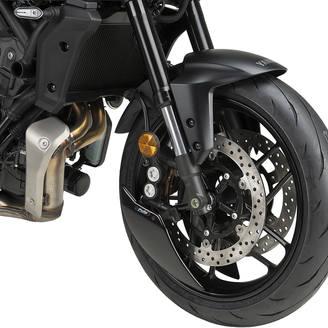 Puig Aero Wheel Deflector for Yamaha MT-07 (2025–2026) – Black (am Motorrad)
