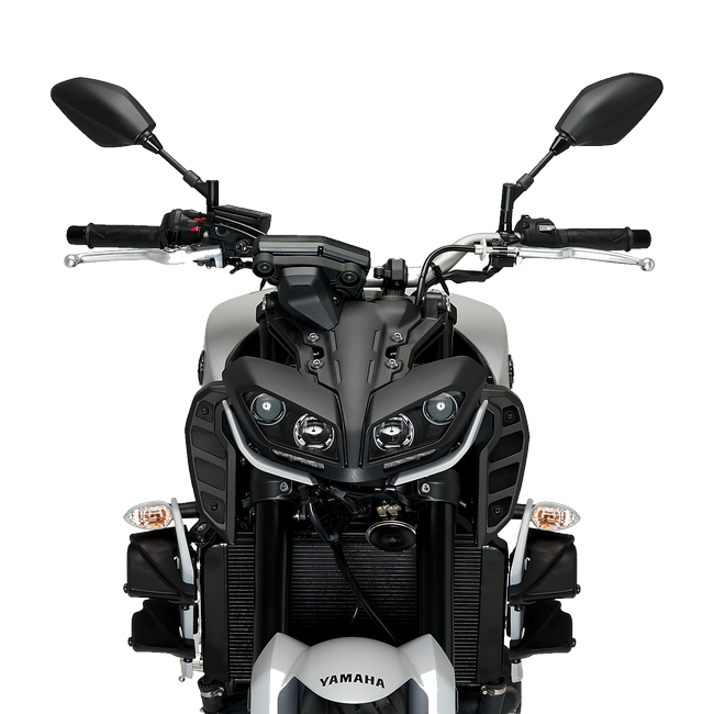 Puig Naked Side Spoilers for Yamaha MT-09 / SP (2017–2020) – Red (am Motorrad)
