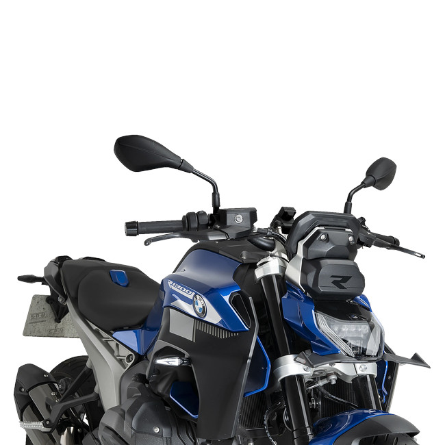 Puig Naked Frontal Spoilers for BMW R1300R Exclusive (2025–2026) – Matt black (am Motorrad)