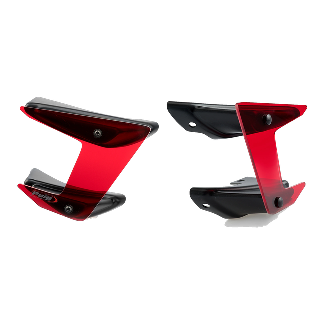 Puig Naked Side Spoilers for Yamaha MT-09 / SP (2017–2020) – Red
