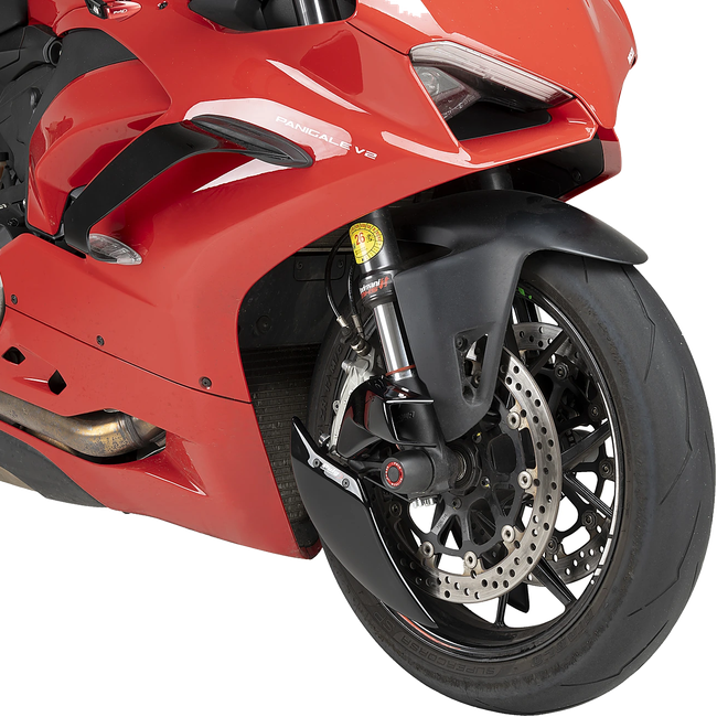 Puig Brake Cooling Air Duct for Ducati Panigale V2 (2020–2024) – Matt black (am Motorrad)