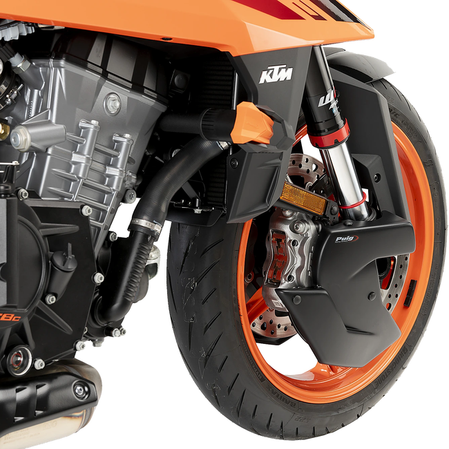 Puig Brake Cooler for KTM 990 Duke (2024–2026) – Matt black (am Motorrad)