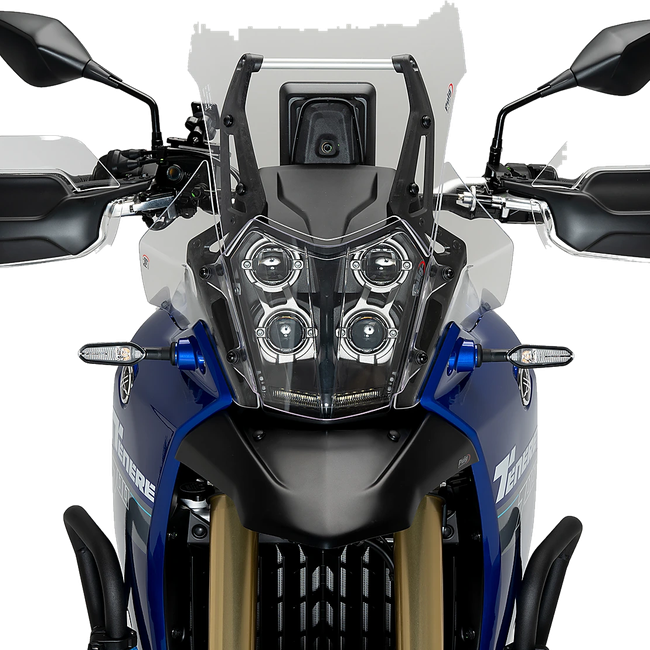 Puig Beak Extender for Yamaha Tenere 700 (2019–2024) – Matt black (am Motorrad)