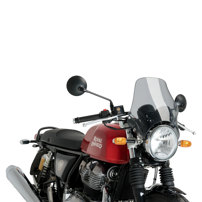 Puig Naked Windscreen for Royal Enfield Continental GT 650 (2021–2026) – Smoke (am Motorrad)