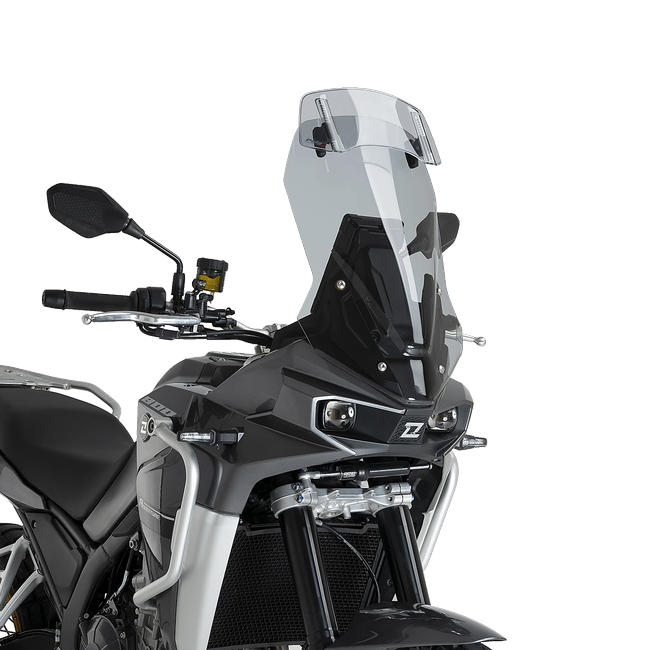 Puig Touring Windshield with Visor for Kove 800X PRO (2024–2026) – Smoke (am Motorrad)
