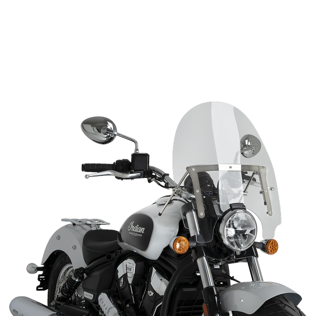 Puig Highway Windscreen for Indian Scout Classic (2021–2025) – Clear (am Motorrad)