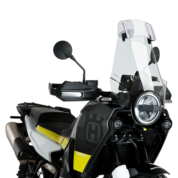 Puig Touring Windscreen with Adjustable Visor for Husqvarna Norden 901 Expedition (2023–2026) – Clear (am Motorrad)
