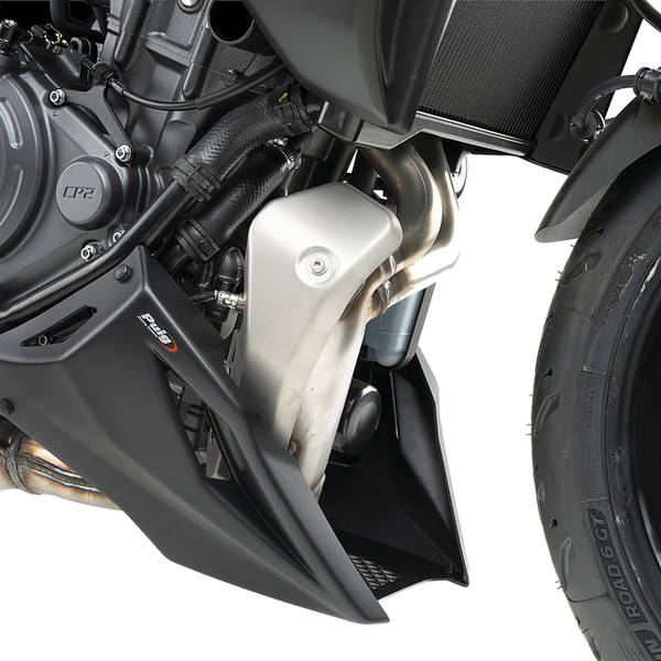 Puig Engine Spoiler for Yamaha Tracer 7 GT (2025–2026) – Matt black (am Motorrad)