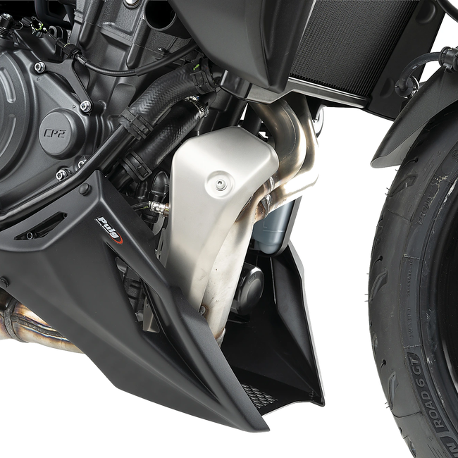 Puig Engine Spoiler for Yamaha Tracer 7 GT (2025–2026) – Matt black (am Motorrad)