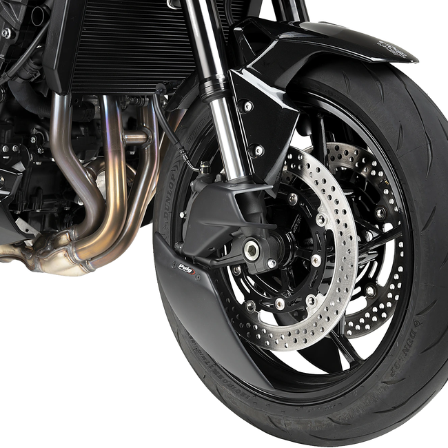 Puig Brake Cooler 2.0 for Kawasaki Z900 (2025–2026) – Matt black (am Motorrad)