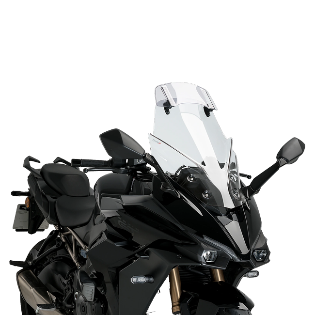 Puig Touring Windscreen with Visor for Suzuki GSX-S1000GT Travel Edition (2022–2023) – Clear (am Motorrad)