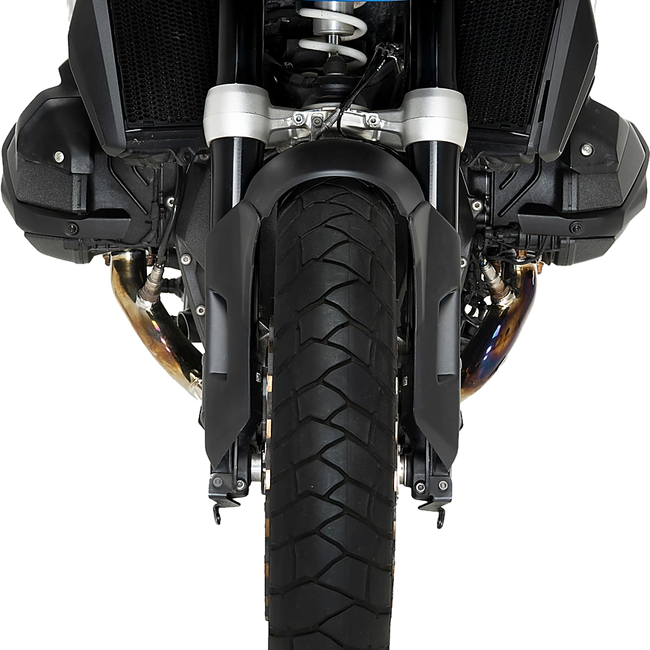 Puig Front Fender Extension Pista #3 for BMW R1300GS (2023–2026) – Matt black (am Motorrad)