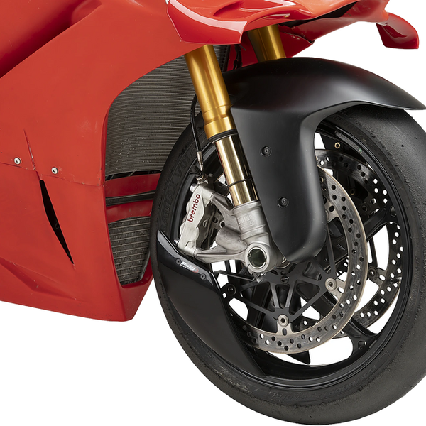 Puig Aero Wheel Deflector for Ducati Panigale V4R (2025) – Black (am Motorrad)