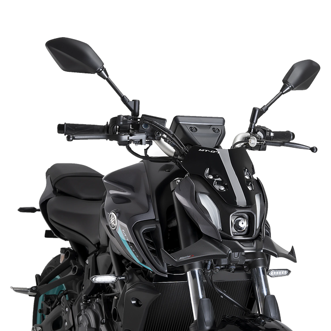 Puig Naked Frontal Winglets for Yamaha MT-07 Pure (2023–2024) – Carbon look (am Motorrad)