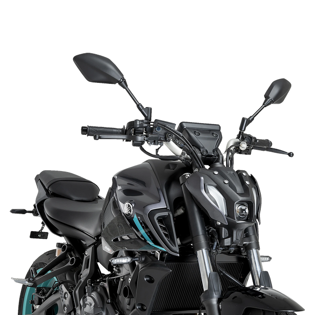 Puig D12 Aerodynamic Spoilers for Yamaha MT-07 (2021–2024) – Carbon look (am Motorrad)