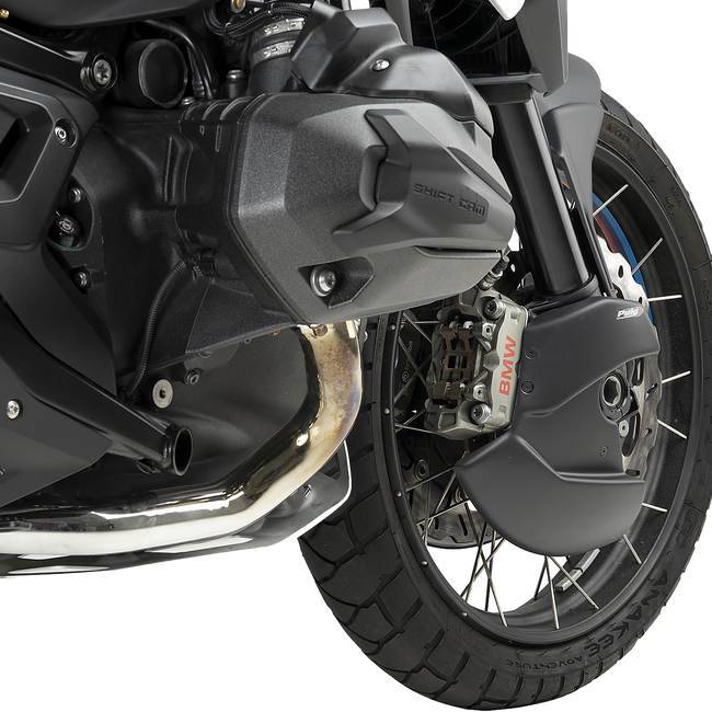 Puig Brake Cooler Pista #4 with Front Fender Pista #3 for BMW R1300GS (2023–2026) – Matt black (am Motorrad)