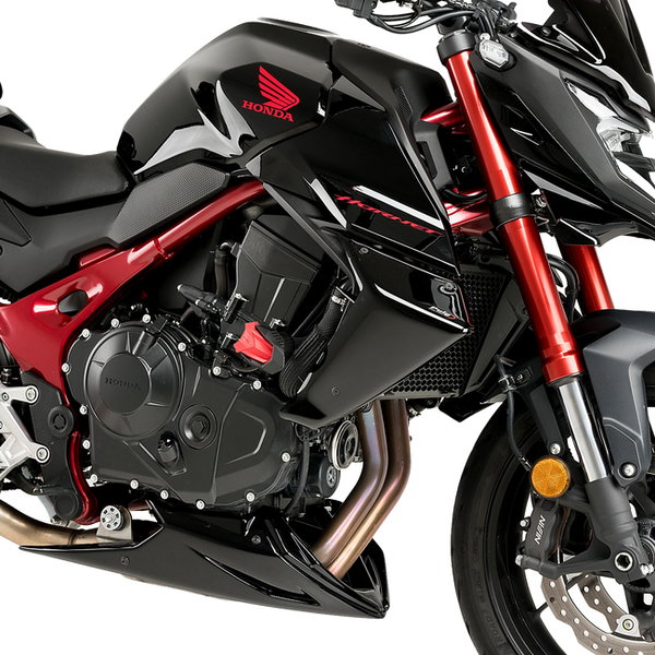 Puig Naked Side Spoilers for Honda CB750 Hornet (2023–2024) – Black (am Motorrad)