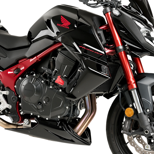 Puig Naked Side Spoilers for Honda CB750 Hornet (2023–2024) – Black (am Motorrad)